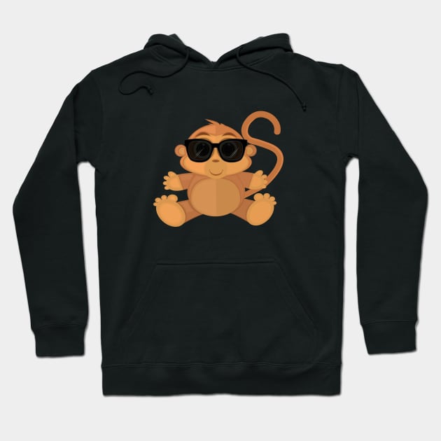 Cool Monkey Hoodie by adamzworld